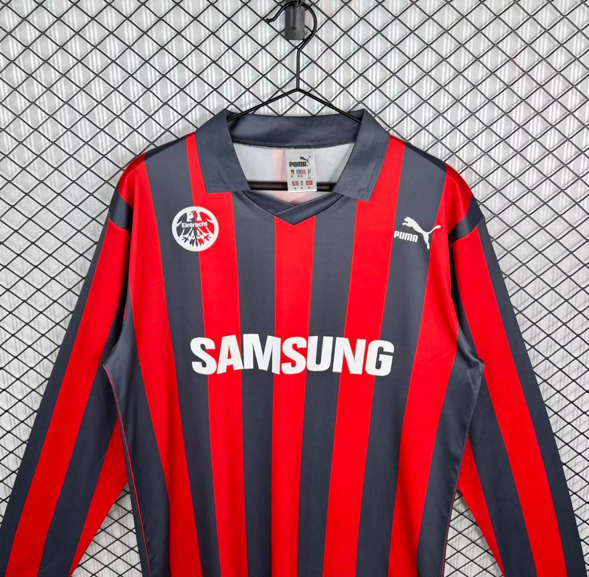 Retro 92/93 Eintracht Frankfurt Home Long Sleeve Jersey