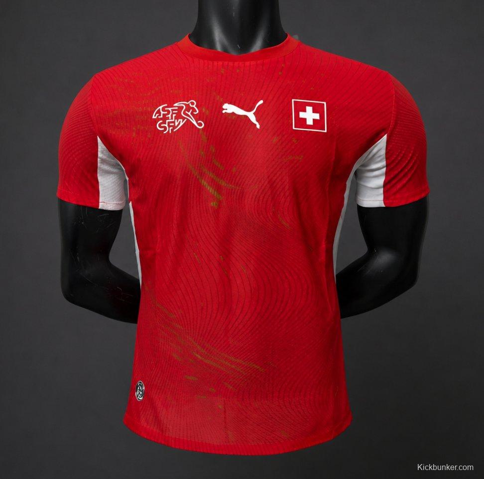 Player Version 2026 Switzerland Home Jersey