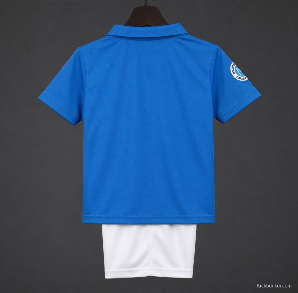 Retro Kids 87/88 Napoli Home Jersey