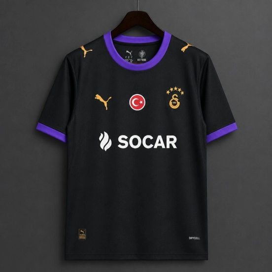 26/27 Galatasaray Third Black Jersey