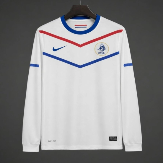 Retro 2012 Netherlands Away Long Sleeve Jersey