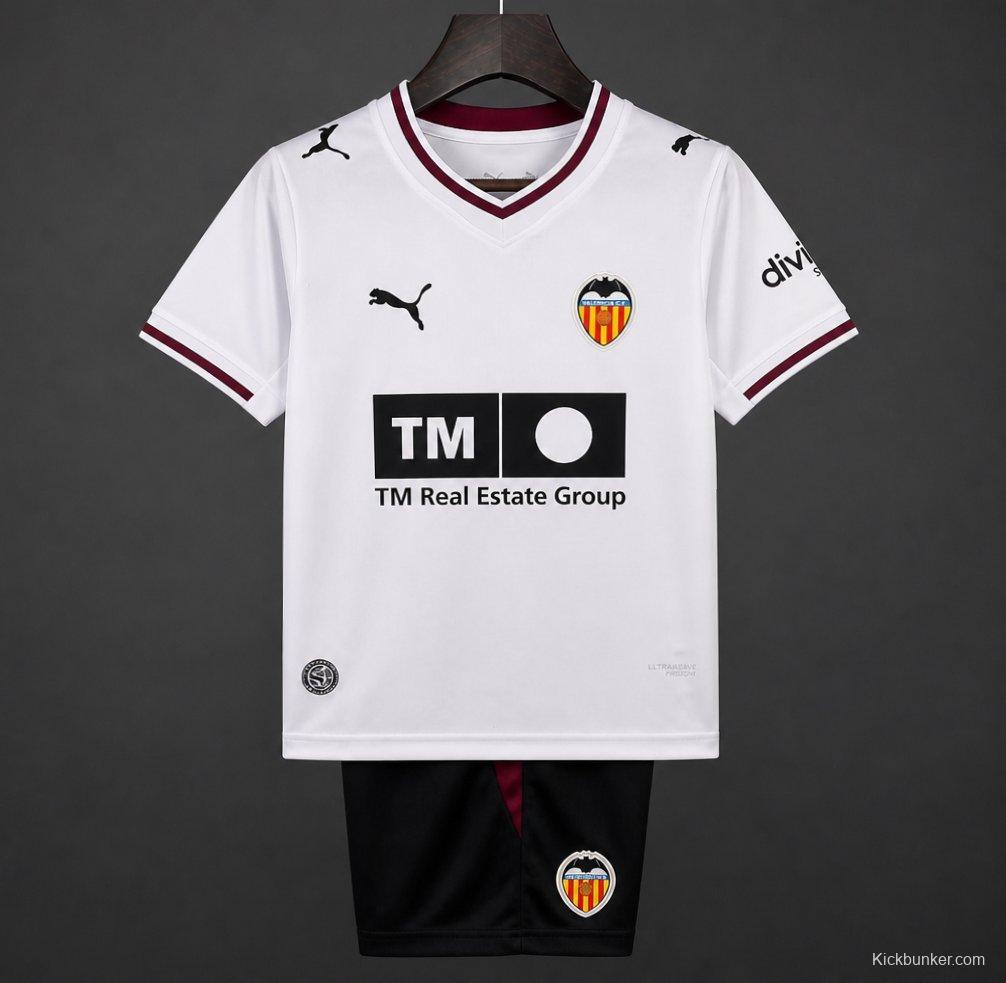 26/27 Kids Valencia CF Home Jersey