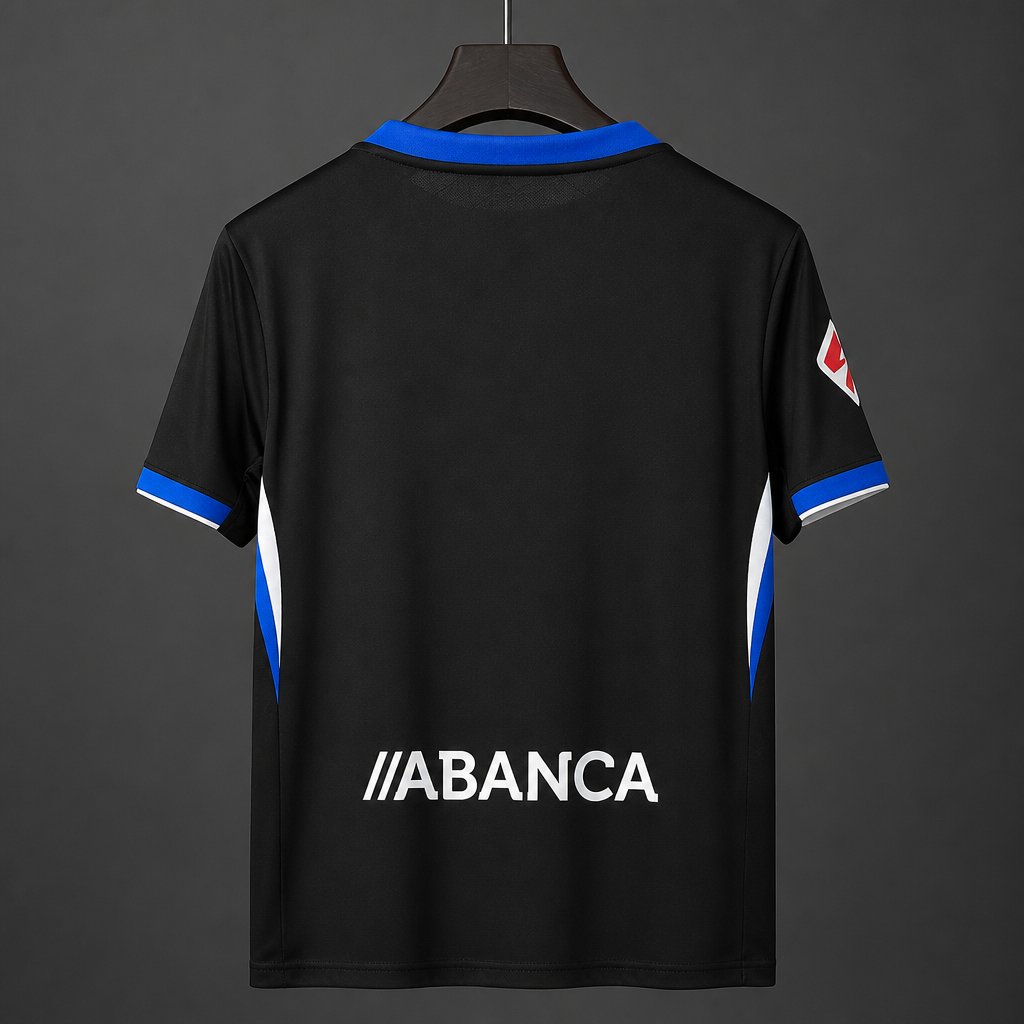 26/27 Deportivo La Coruna Away Black Jersey
