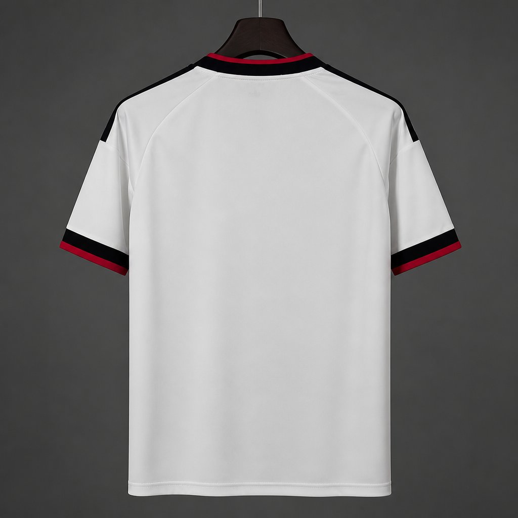 26/27 Sheffield United White with Red & Black Diagonal Stripe Away Jersey