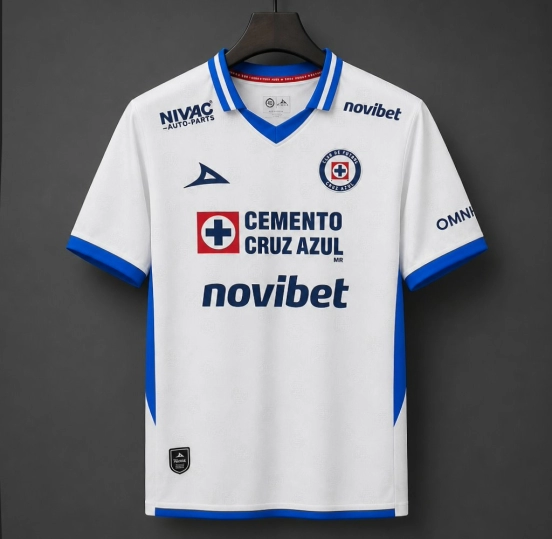 26/27 Cruz Azul Away White Jersey