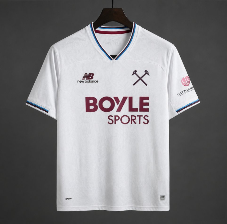 26/27 West Ham United Away White Jersey