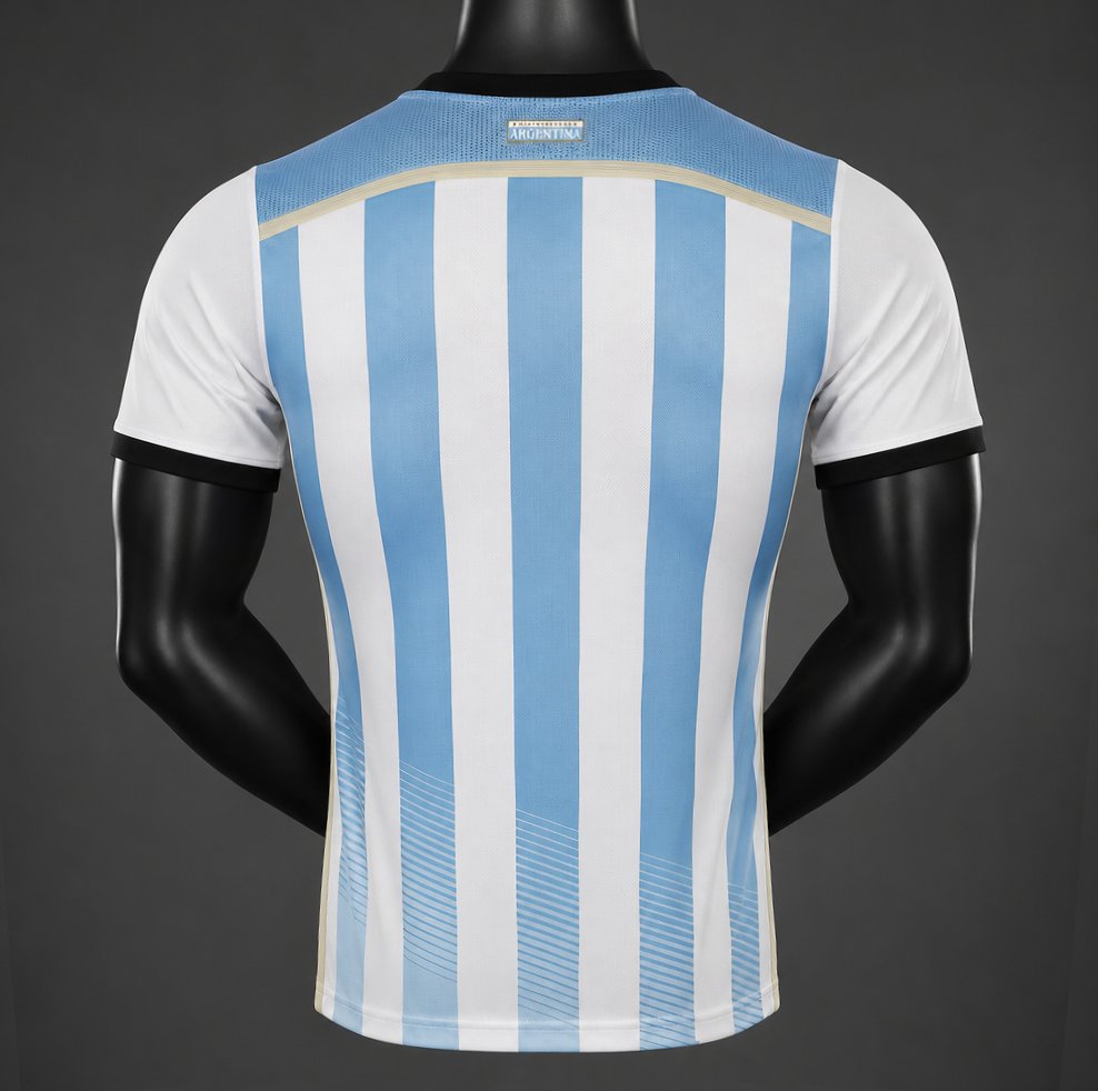 Player Versiono 2014 Argentina Home Jersey