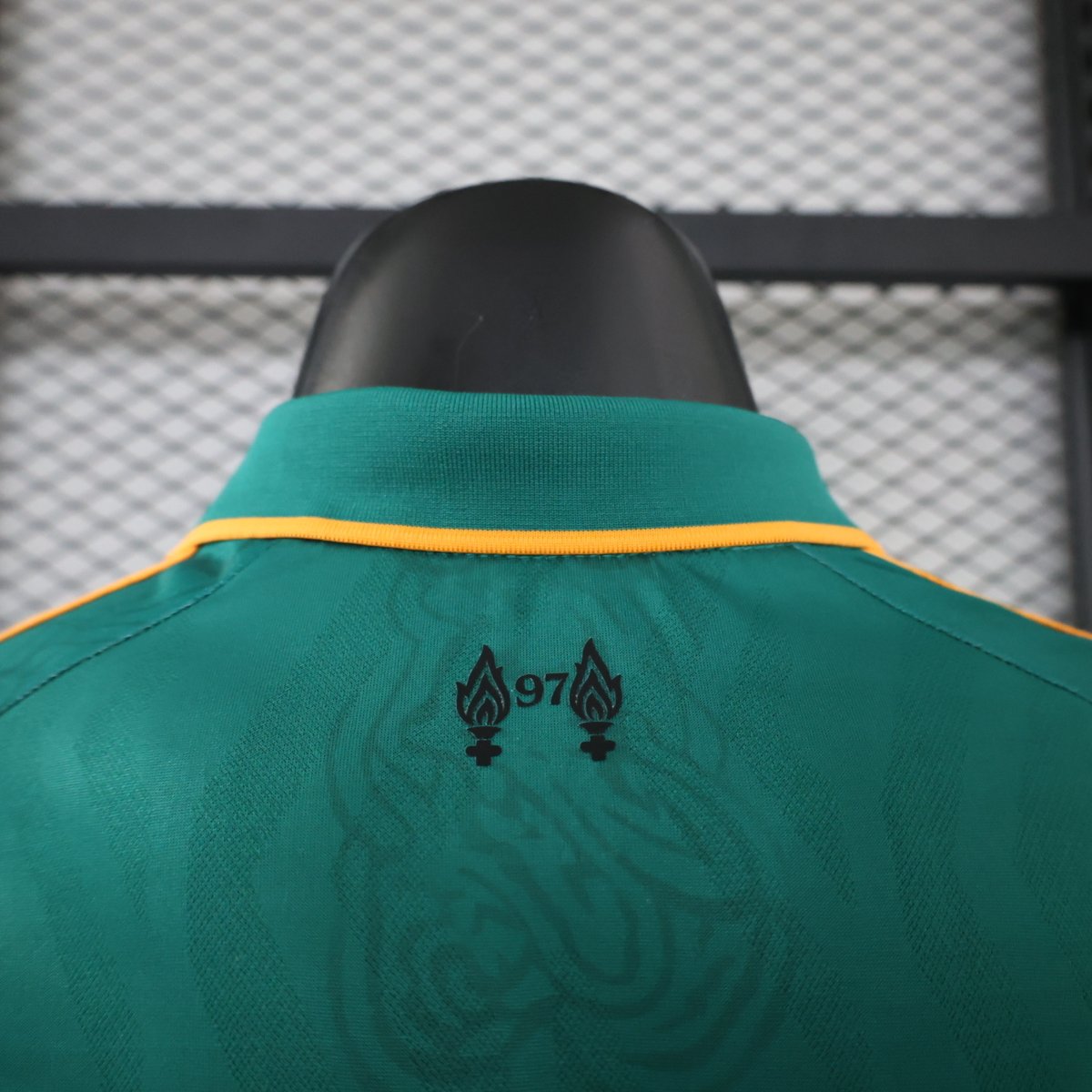 Player Version 26/27 Liverpool Green with Gold Trim Casual Retro Jersey