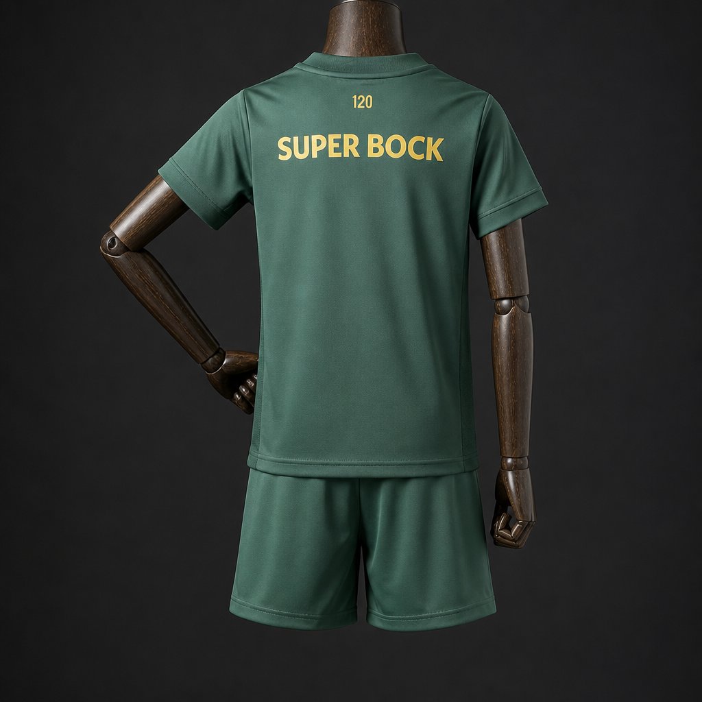 26/27 Kids  Sporting CP Lisbon 120 Years Anniversary Green Kits Jersey