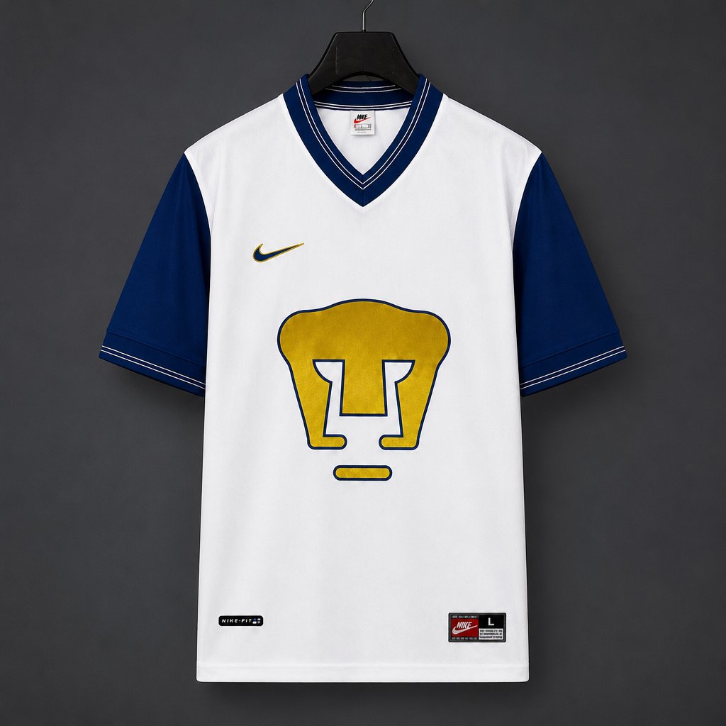 Retro 98/99 Pumas UNAM Home White Jersey