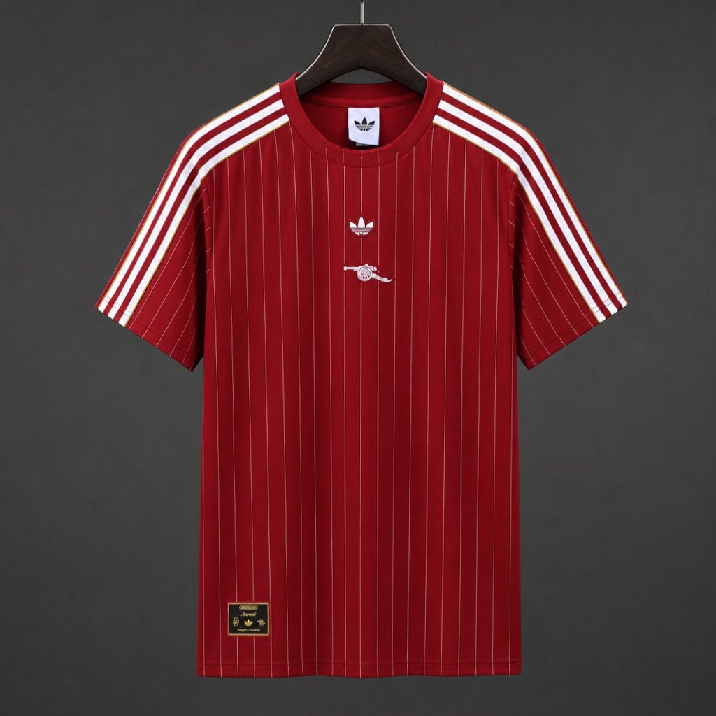 26/27 Arsenal x Adidas Original Wine Casual Jersey