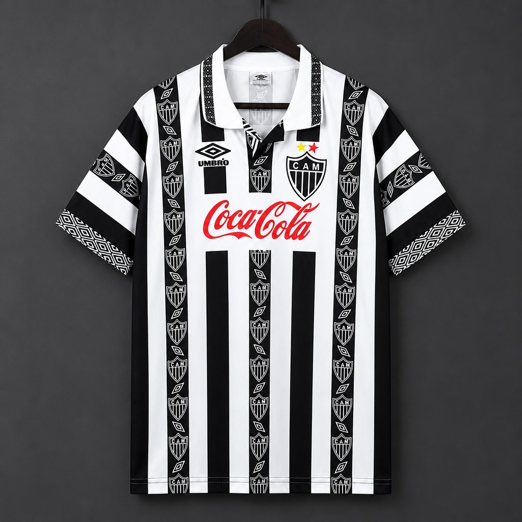 Retro 1995 Atletico Mineiro Home Jersey