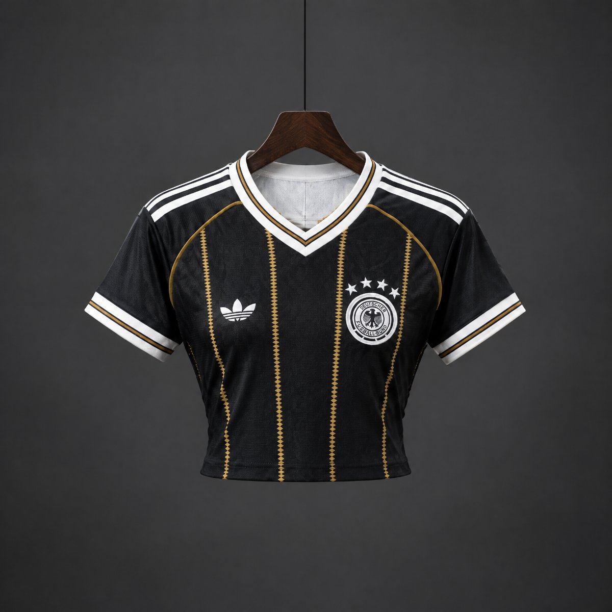 2026 Germany Third Black Women Crop Jersey