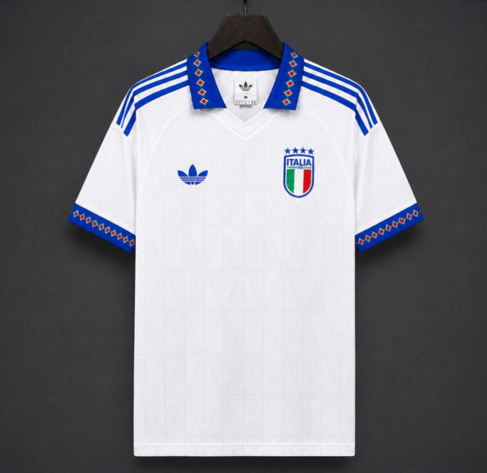 2027 Italy Away White Polo Jersey